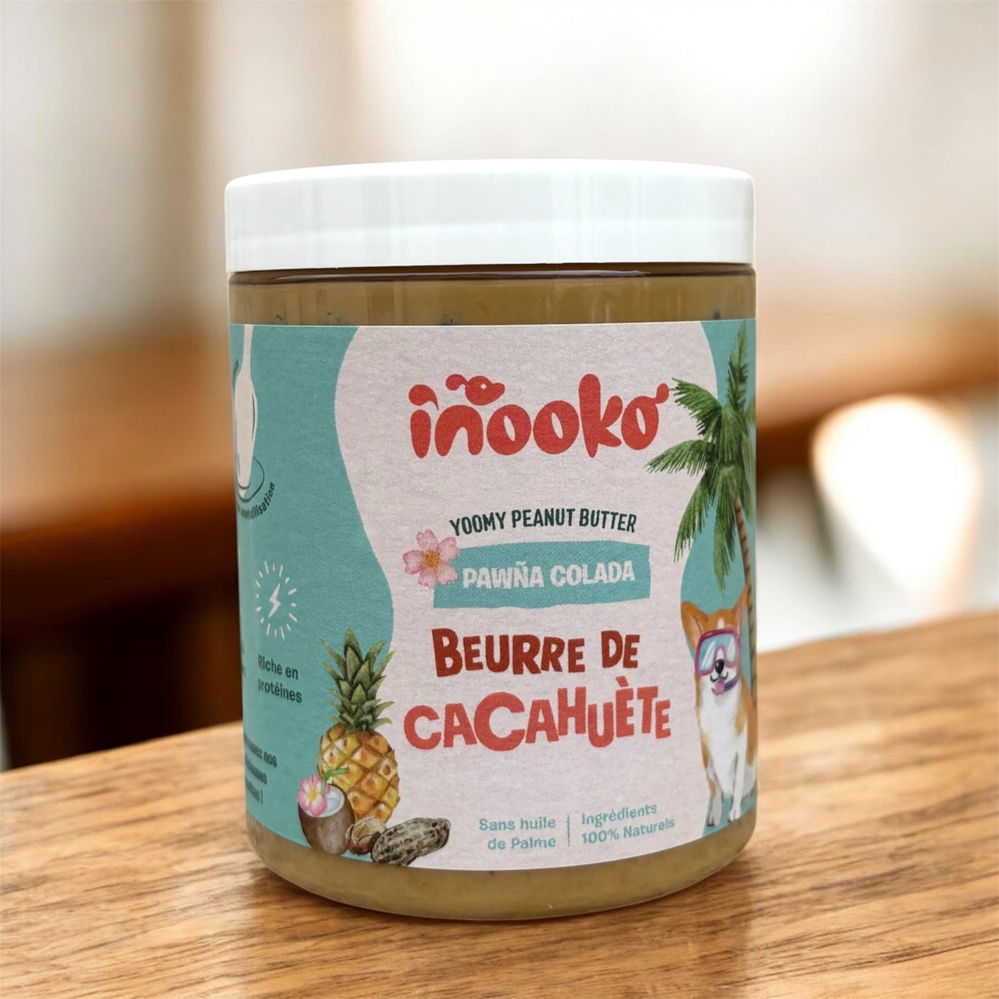 Beurre de cacahuète pour chien - Pawna Colada🍍🥥🌴- Inooko