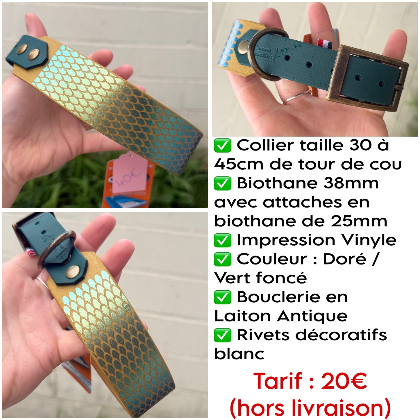 BRADERIE / Collier 30 - 45 cm