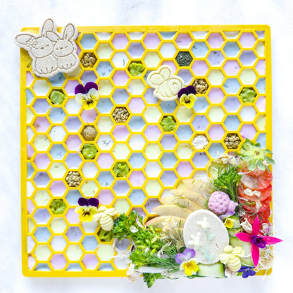 Tapis de léchage- Emat puzzle - Ruche Jaune - Soda Pup