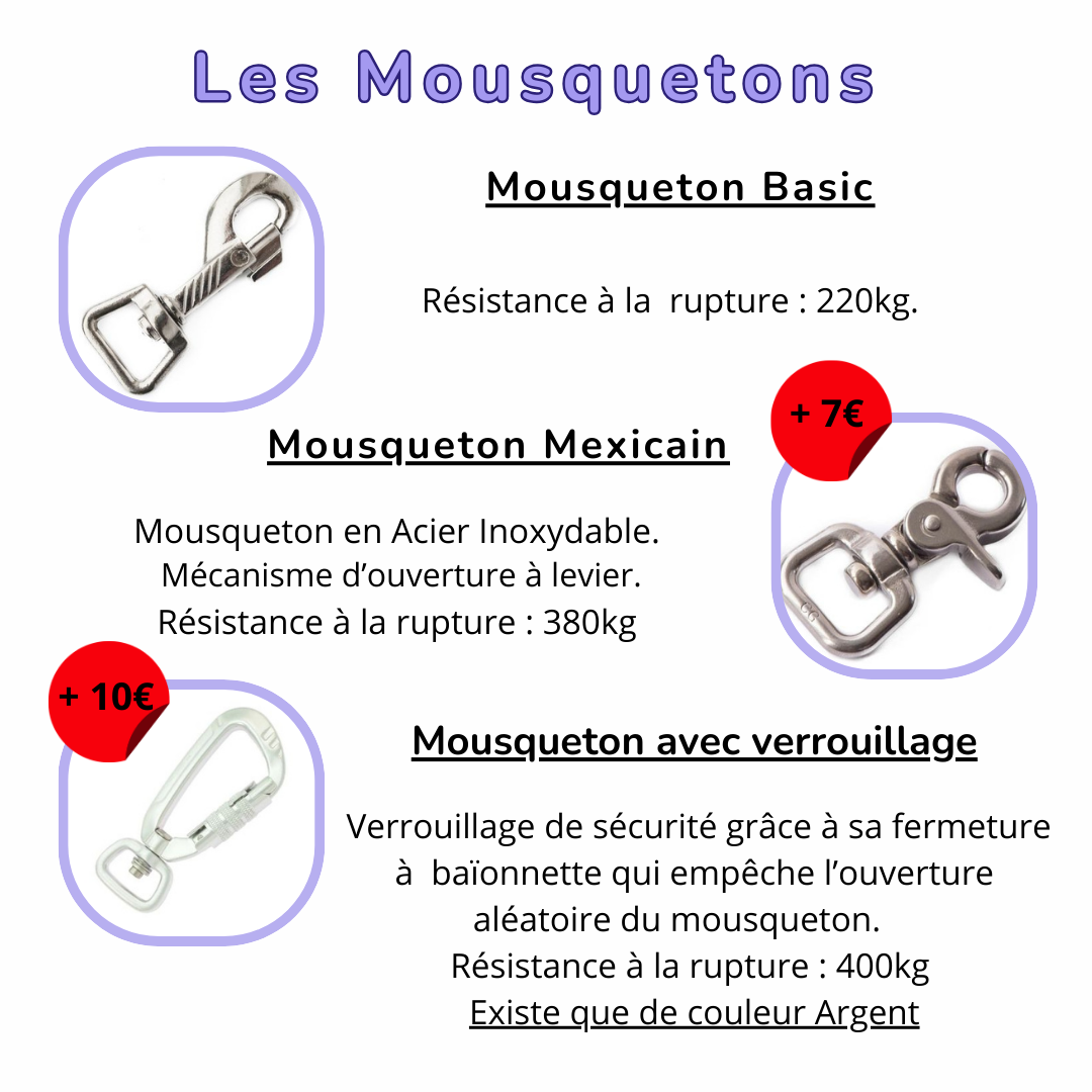 Laisse Multipositions Biothane