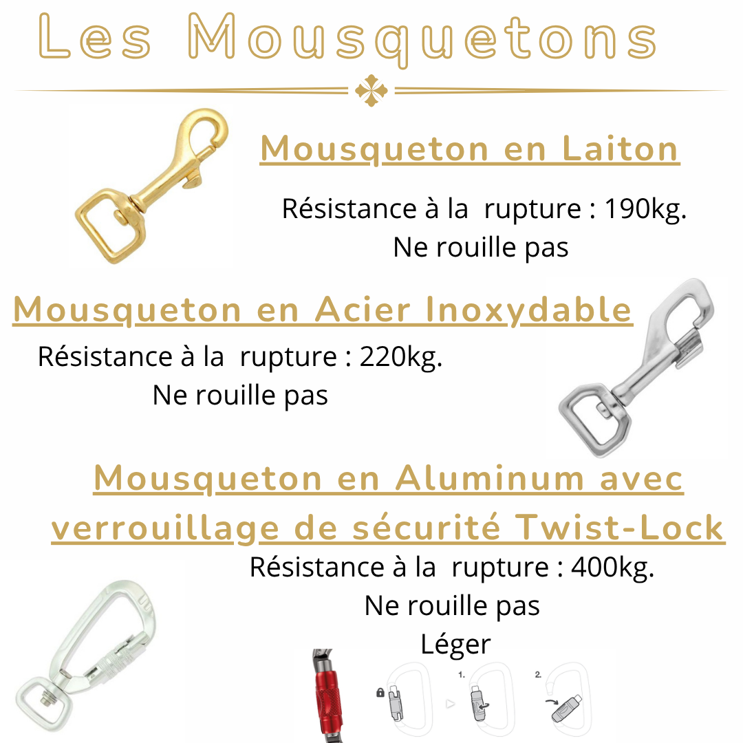 POIGNÉE PARACORDE (les interchangeables)