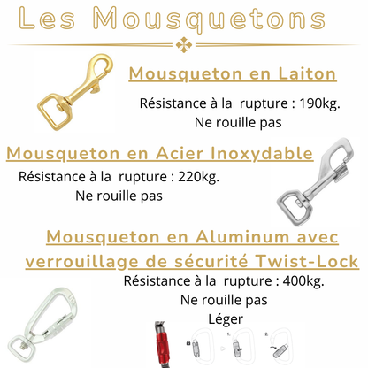 POIGNÉE PARACORDE (les interchangeables)