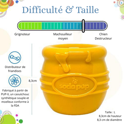 Jouet d'occupation -PUP-X Honey Pot -Taille L -Soda Pup
