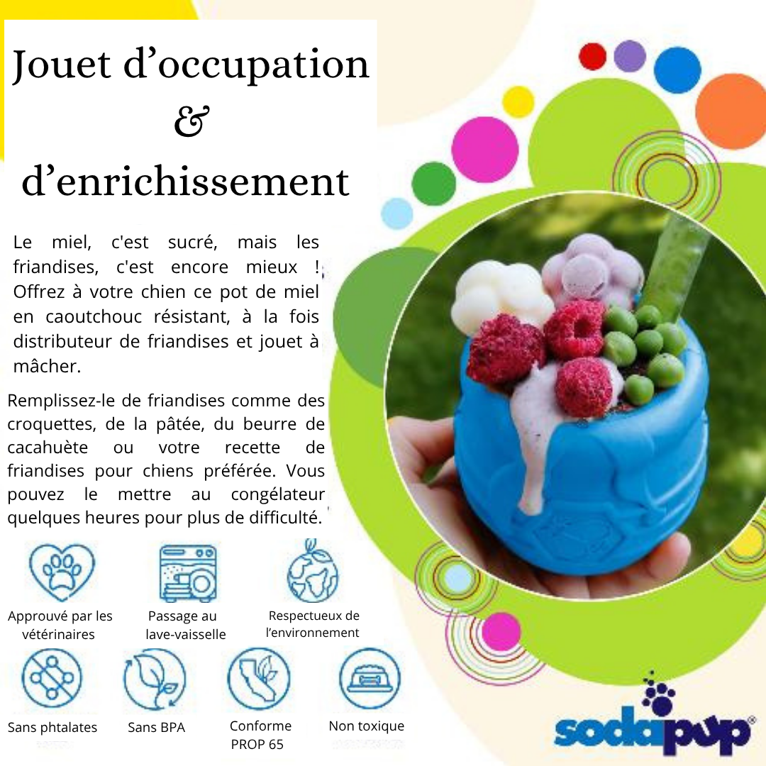 Jouet d'occupation -PUP-X Honey Pot -Taille L -Soda Pup